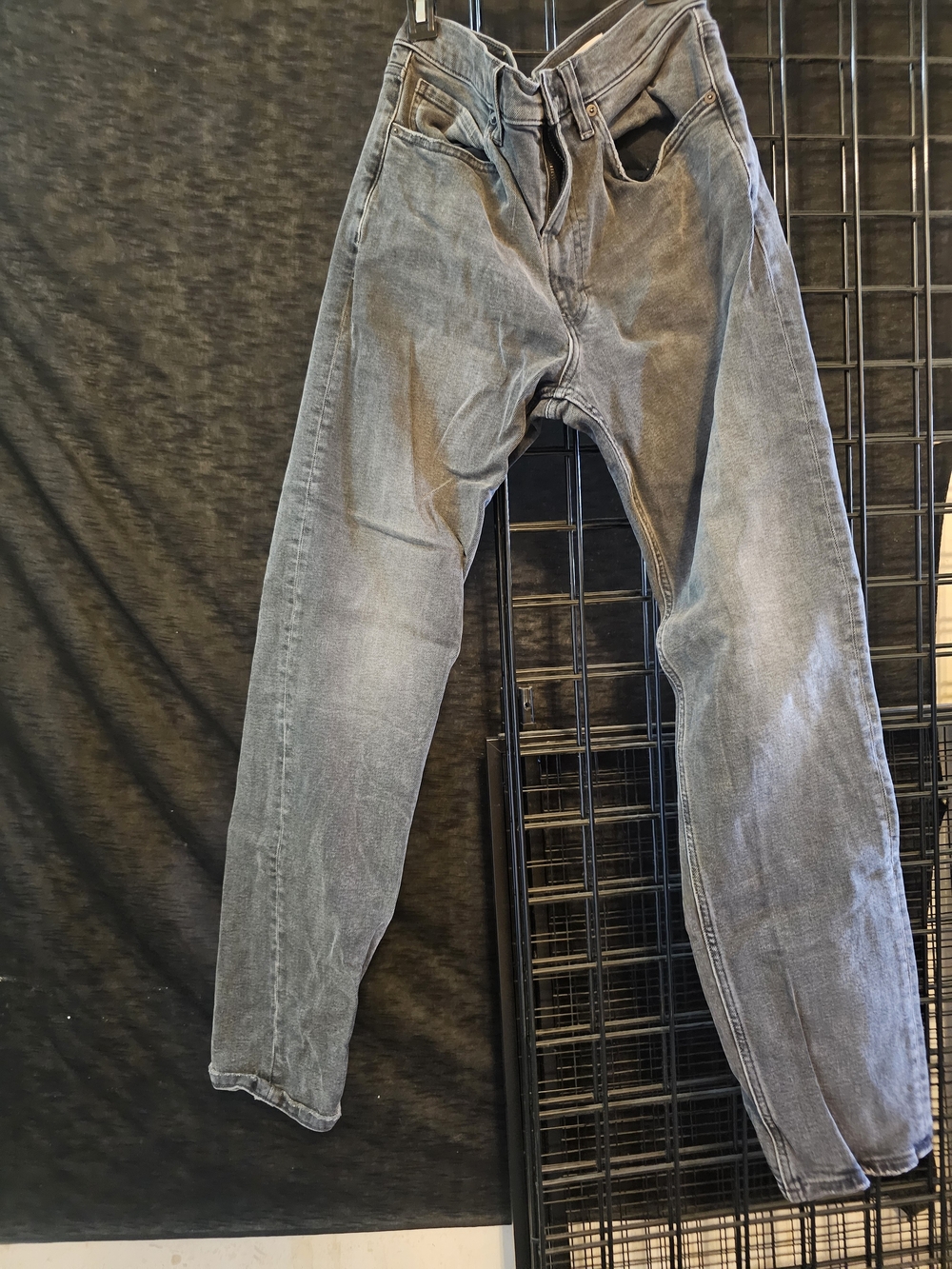 Banana Republic Men's Faded Gray Straight Jeans